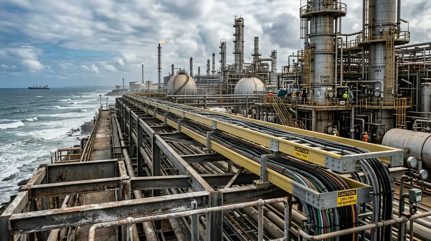 Coastal Petrochemical Plant FRP Support