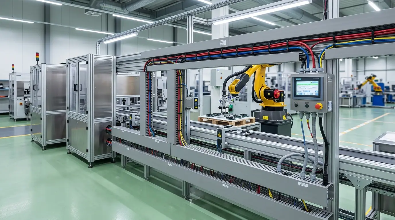 Automated Manufacturing Factory Trunking