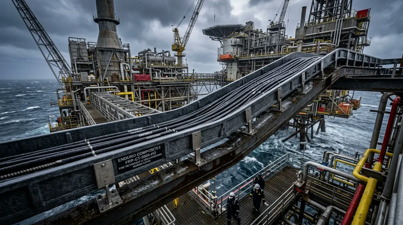 Offshore Marine Platform FRP Ladder