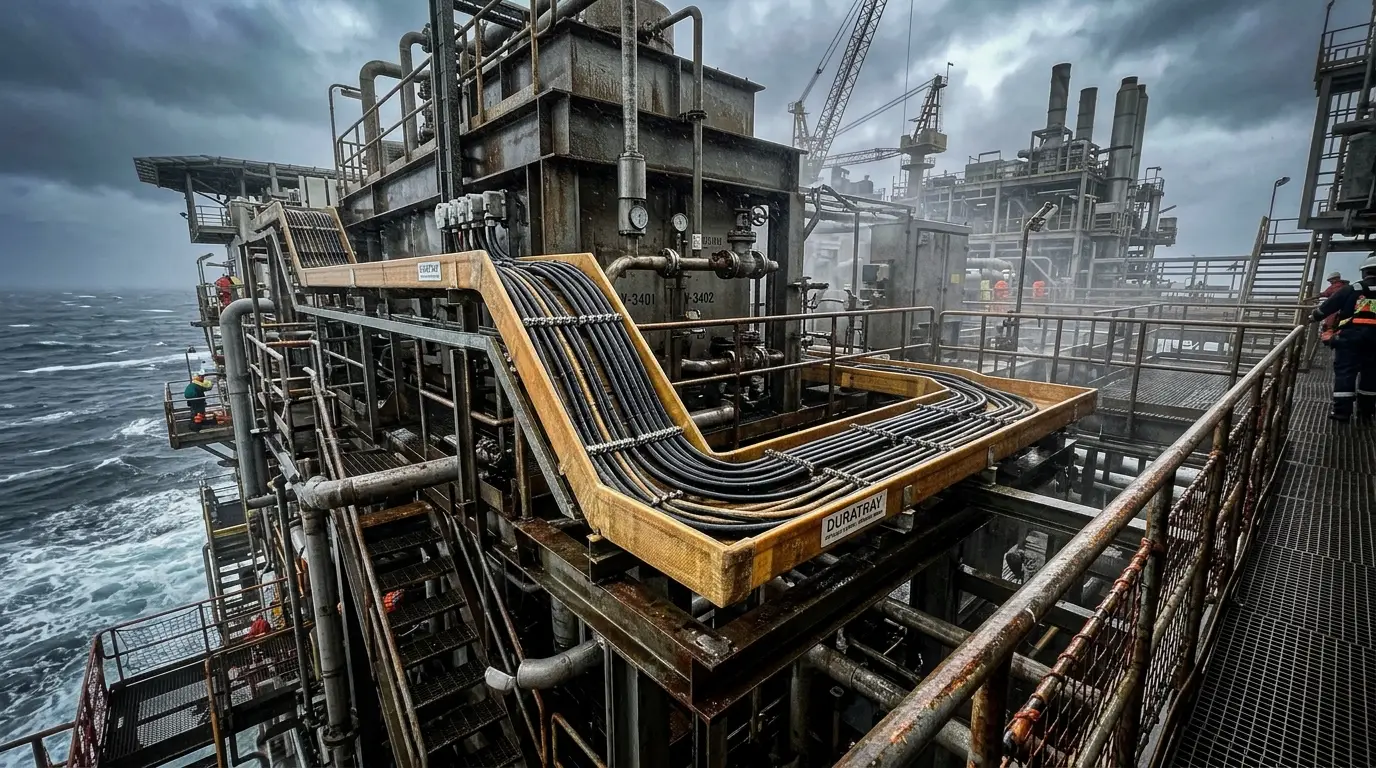 Offshore Rig FRP Cable Ladder System