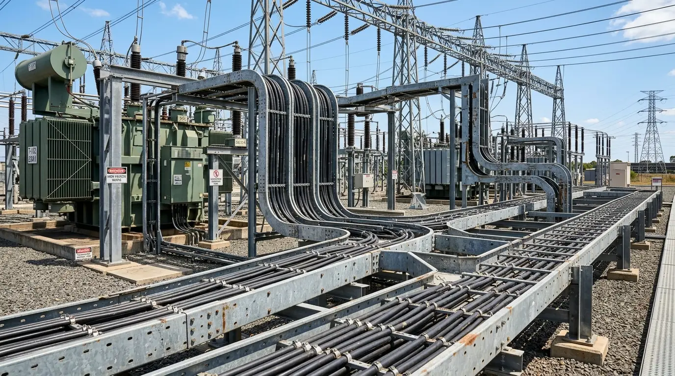 High Voltage Substation Metal Cable Tray